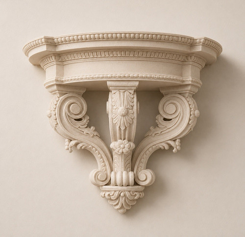 Ornate wall mounted - wall, shelf