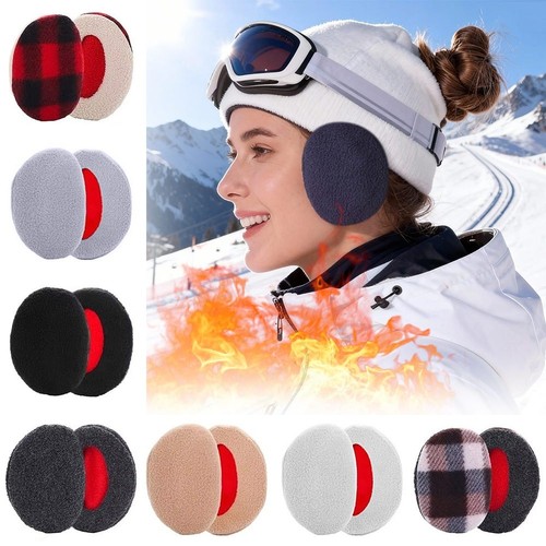 Warm earmuffs fluffy fleece - earmuffs,