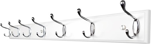 Long coat rack - wall, mount
