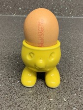 Yellow Walking Egg Cup vintage