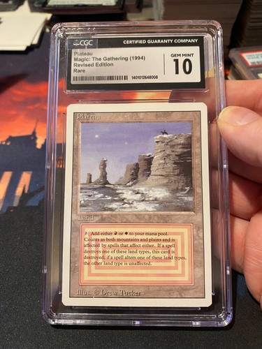 Mtg revised plateau cgc - mtg, 10