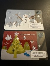 2 x Starbucks Card USA