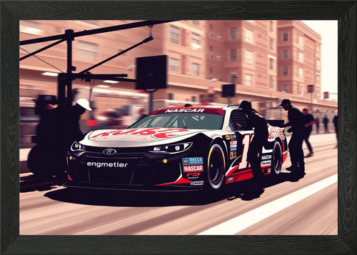 Nascar stock car pit - stock,
