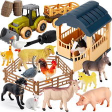 BUYGER Farm Animals Toys Sets
