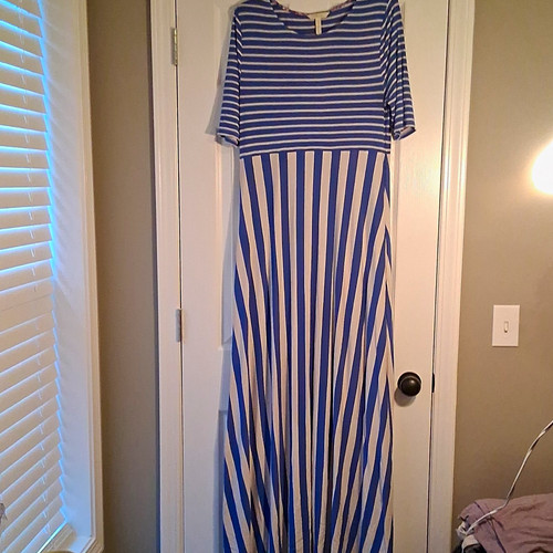 Matilda jane maxi dress blue - dress, l