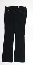 yes yes Womens Black Cotton