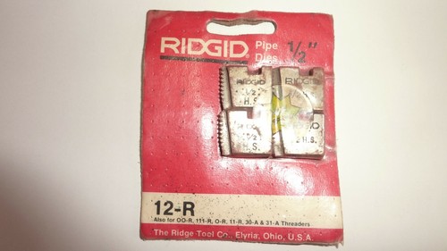 Ridgid pipe dies hs - ridgid,