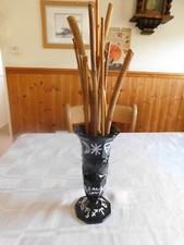 pagan Altar willow wand sticks and hand painted holder