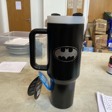Batman 40oz Tumbler - Official DC Comics Bat Symbol Insulated 1200ml Travel Mug