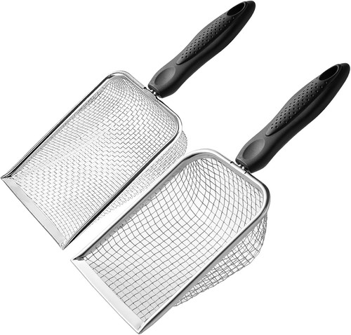 Soil sieve set with - set, handle