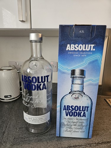 Absolut vodka empty bottle - absolut,