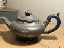 Antique Victorian Pewter Large