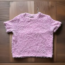 Zara Trafaluc Pink Fuzzy Knit