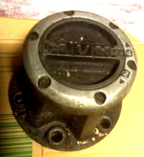 Avm manual free wheeling hubs - manual,