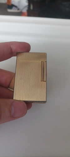 Silver match gold lighter - silver,