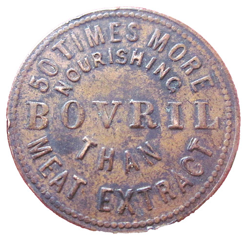 19thc bovril trade - bovril, token