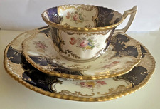 Antique Coalport Batwing Blue