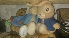 3 Peter Rabbit plush toys from