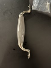 John Lewis Metal & Ceramic Cabinet Handle In Grey, Wardrobe/Kitchen Cabinet