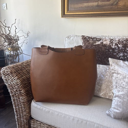 Zara buffalo leather tote - buffalo,