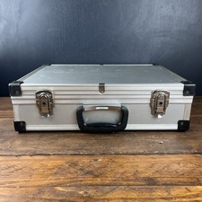 Jessop Vintage Metal Camera Flight Case Silver Aluminium # READ DESCRIPTION #