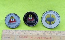 3x Joey Dunlop #3 Isle of Man UGP Motorcycle bike enamel badge lapel pin