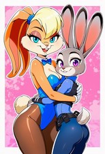 LOLA BUNNY  and JUDY HOPPS