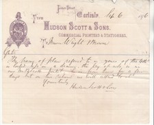 1876 Hudson Scott & Sons