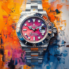 Rolex Watch Pop Art 24x24