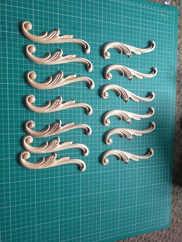 Wood embellishments bakers - embellishments,, a
