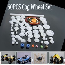 Gifts Cog Wheel Gear Pulley Mechanical Model Motor Robot Plastic 60 Kinds