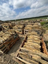 Yorkshire stone roofing slates (greys), reclaimed stone slates - huge amount