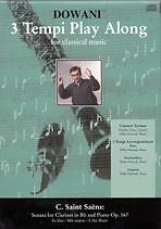 Sonata Op. 167 In E Flat Camille Saint-Saëns Clarinet Set of Book