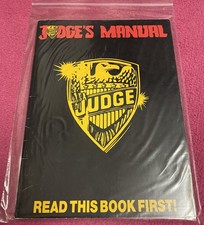 JUDGE DREDD THE ROLE-PLAYING GAME 1985 GAMES WORKSHOP - Judges's Manual