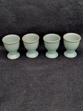 4 x Denby "Manor Green" Egg