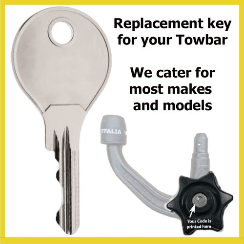 Towbar key witter westfalia - key,