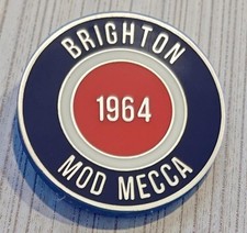 SCOOTER MOD BADGE - BRIGHTON