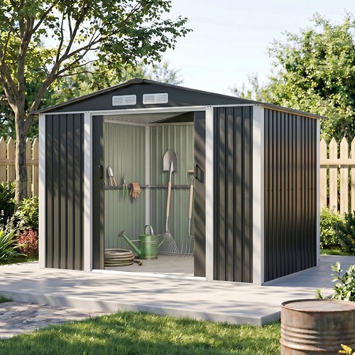 Metal garden shed 8x10 6x8 - metal, 8x10,6x8,3x2