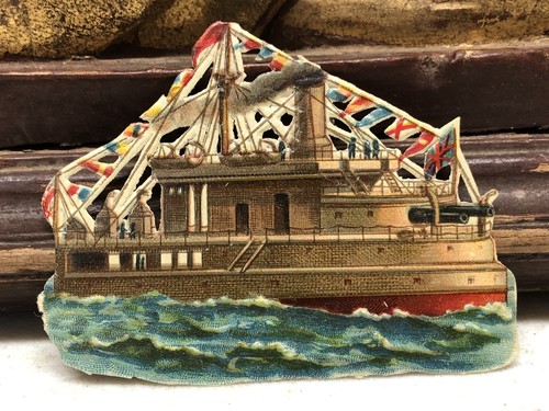 Victorian die cut scrap - victorian, a