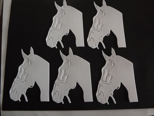 Die cuts horse cut from - ,