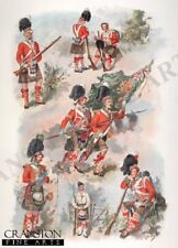 Harry Payne military art postcard Uniforms of the Cameron Highlanders from 1796 