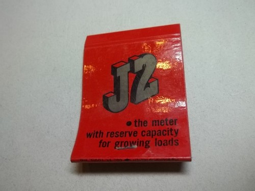 Matchbook cover sangamo - matchbook,