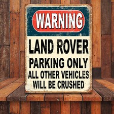 Funny Warning Land Rover