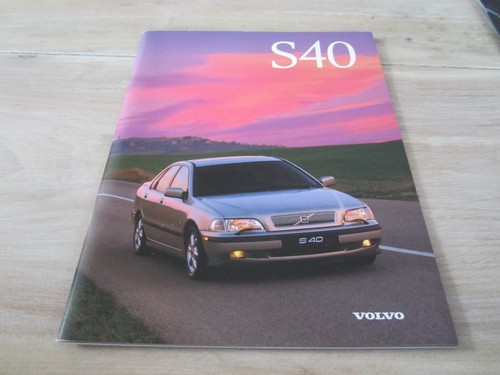 Volvo s40 sales brochure 1998 - volvo,