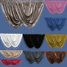 Curtain pelmet swags crushed - curtain,
