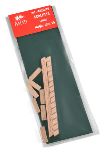 Amati wooden ladder - ladder, 15mm