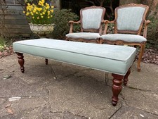 Osborne & Little - Oriole Upholstered Ottoman / Large Footstool / Coffee Table 