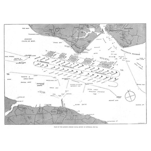 Spithead map plan - of, queen