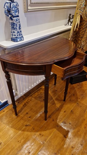 Demi lune hall table - demi, with