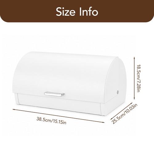 Bread bin with roll - roll, lid